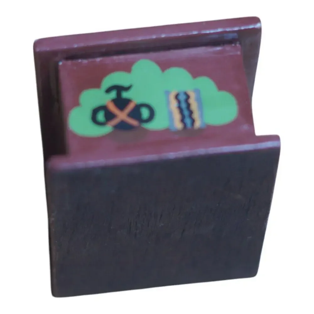 Handpainted Wooden Trinket Box | Folk Art | Marked Peru Folk Art Collectible